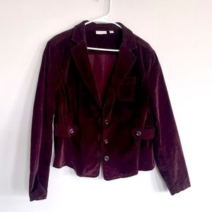 Maroon Corduroy Blazer